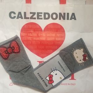 Calzedonia Hello Kitty Greay Shimmer Socks